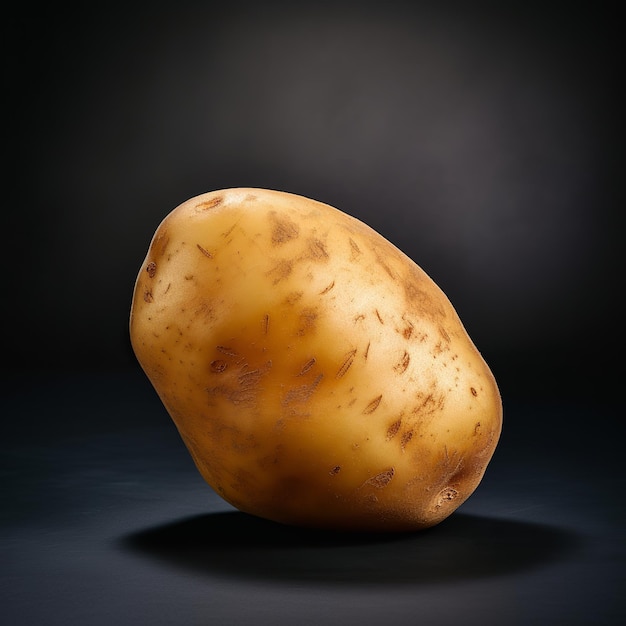 illustration of a perfect photo of a perfect potato studio phototgr, Generative ai