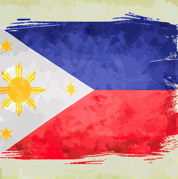 Illustration of the Philippines flag