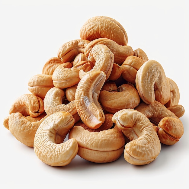 illustration pile of cashews white bliss