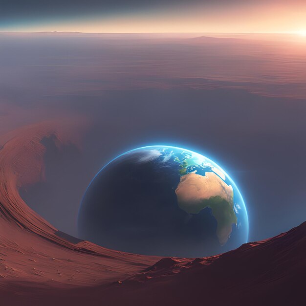 Illustration of planet Earth