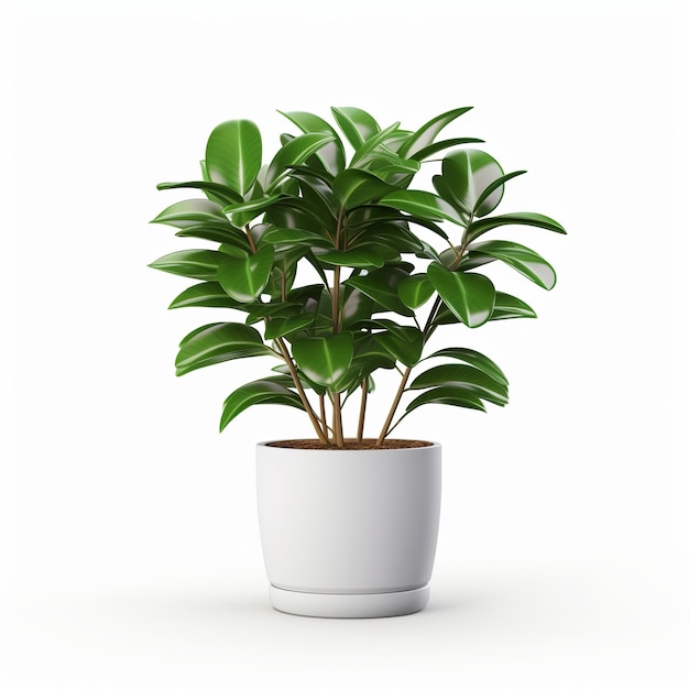 Иллюстрация Potted Plant3D-рендеринг присутствия горшечного растения