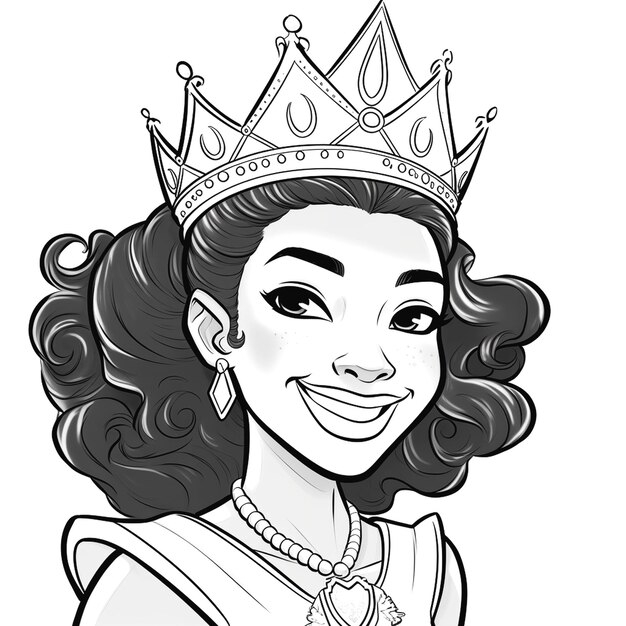 Photo illustration of princess