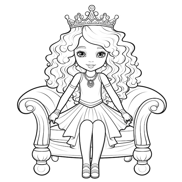 illustration of princess