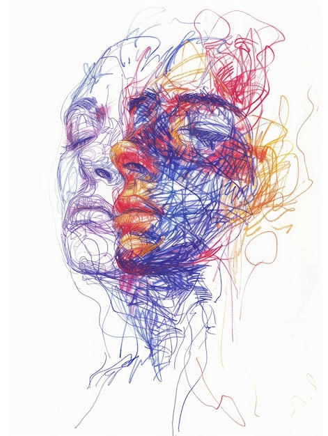 illustration of psychological factors impacting other medical conditions generative ai