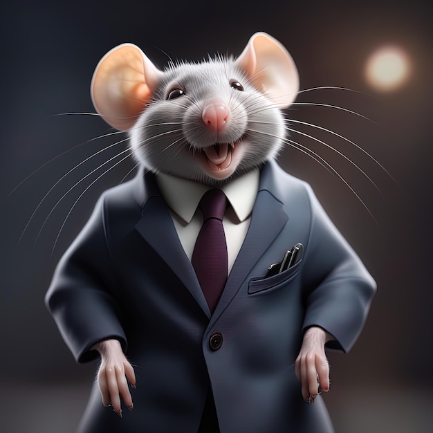 illustration of rat with big eyes 3 d illustrationillustration of rat with big eyes 3 d illustrati