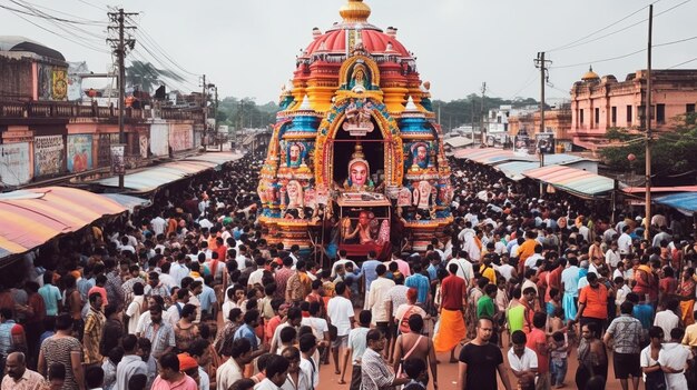 Ratha Yatra 생성 Ai의 그림