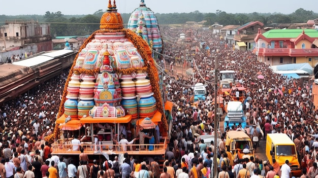 Ratha Yatra 생성 Ai의 그림