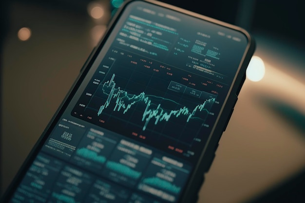 スマートフォンでのリアルタイムトレーディング (Generative AI)