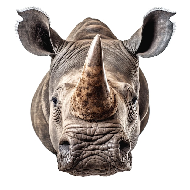 Photo illustration of rhinoceros