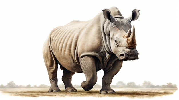 Illustration of a rhinoceros