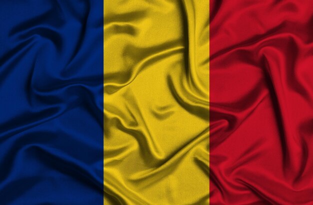 Illustration of romania flag