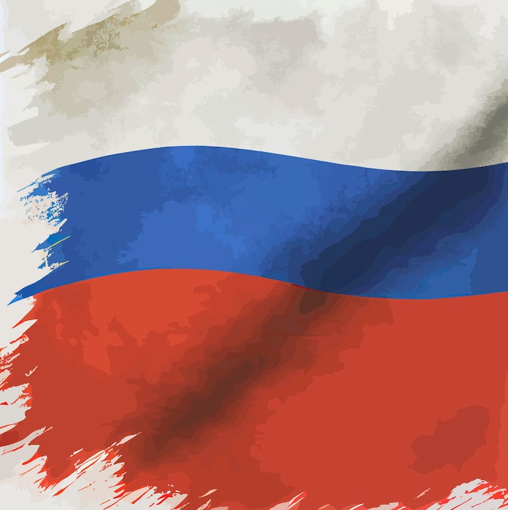 Фотография иллюстрация флага россии