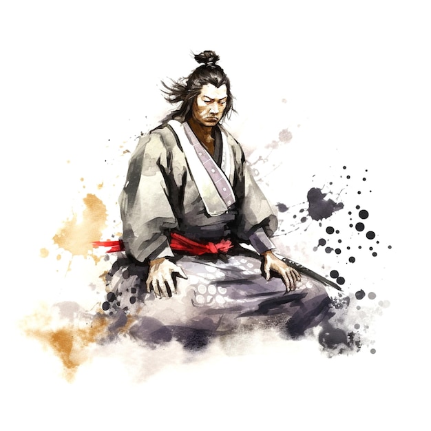 illustration of samurai