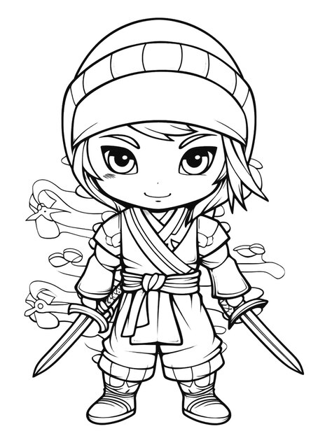 Photo illustration of samurai