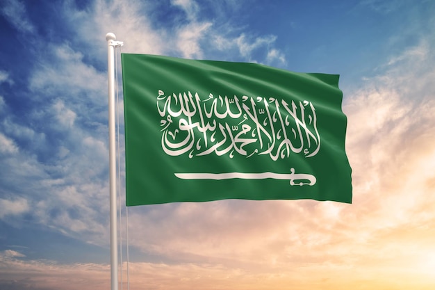 Illustration of Saudi Arabia Flag