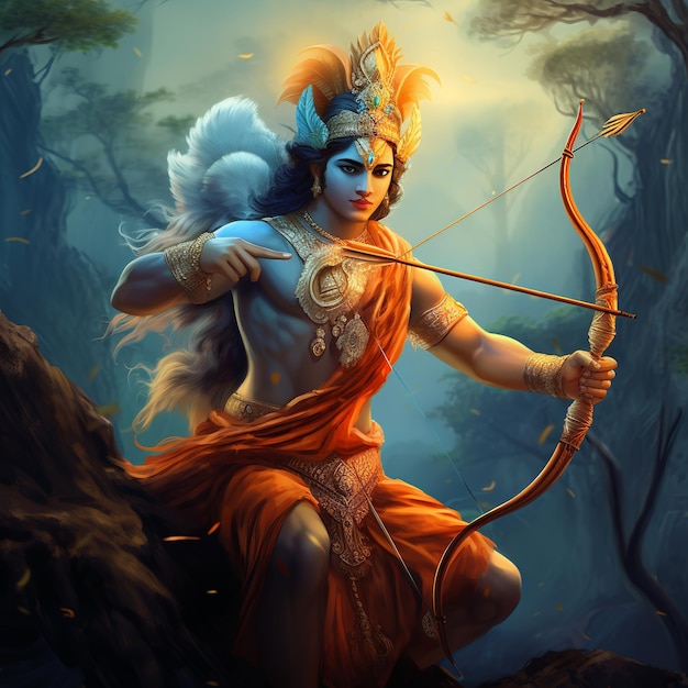 Illustration of share your most cherished images of lord rama