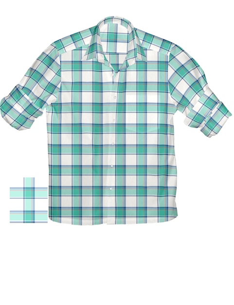 Photo illustration shirt easy care finish