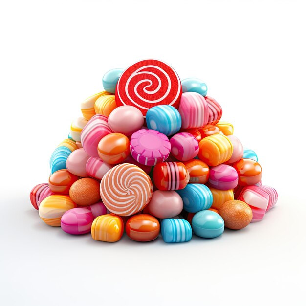 illustration showcasing perfectly innovative candy collection