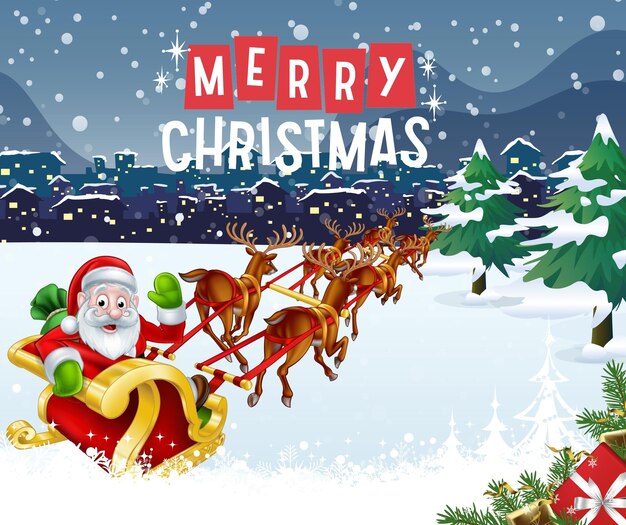 Photo illustration simple minimalis merry christmas and happy new year facebook post