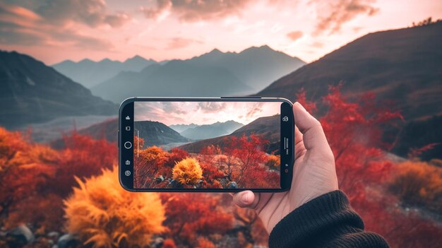 Photo illustration of smartphone