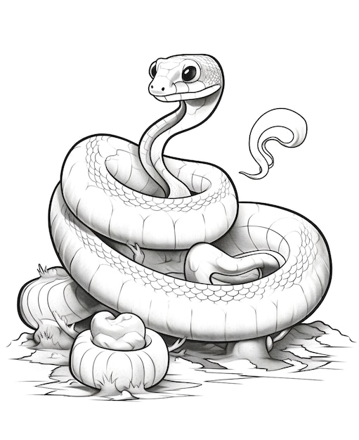 illustration of snake