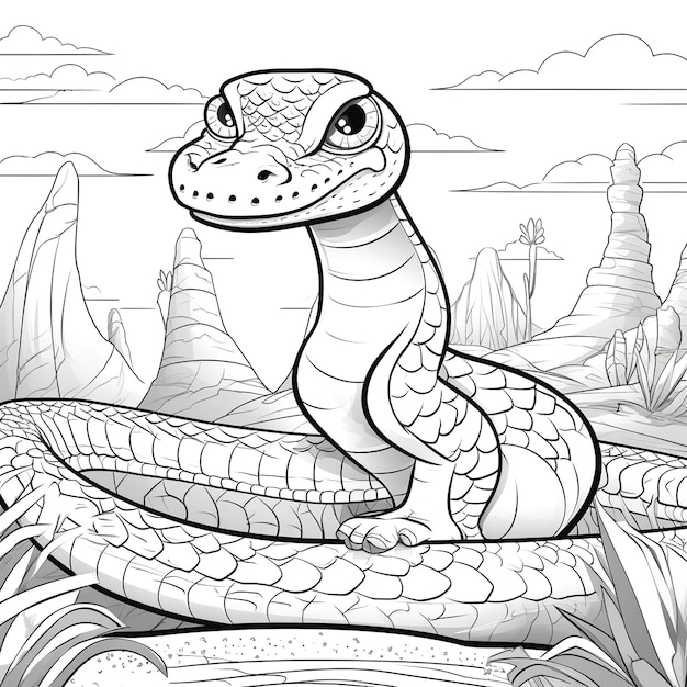 illustration of snake