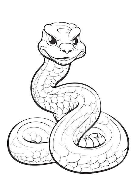 illustration of snake