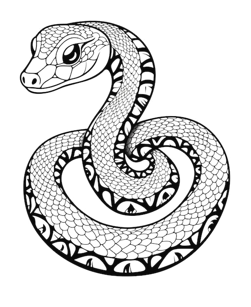 illustration of snake