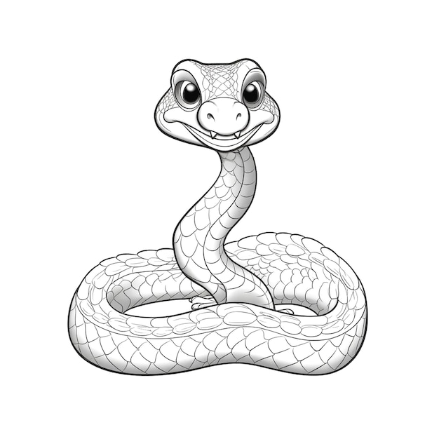 Photo illustration of snake