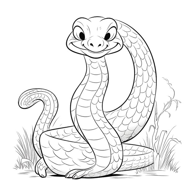 Photo illustration of snake