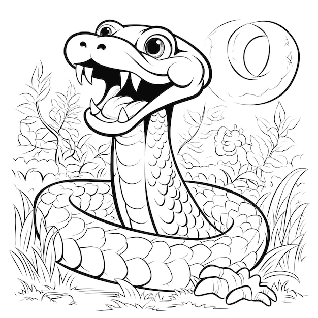 illustration of snake