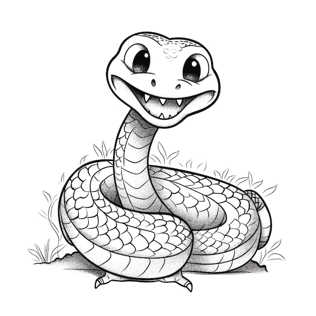иллюстрация змеи