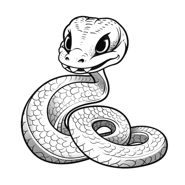 Photo illustration of snake