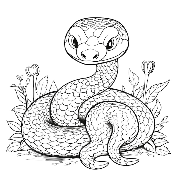 illustration of snake