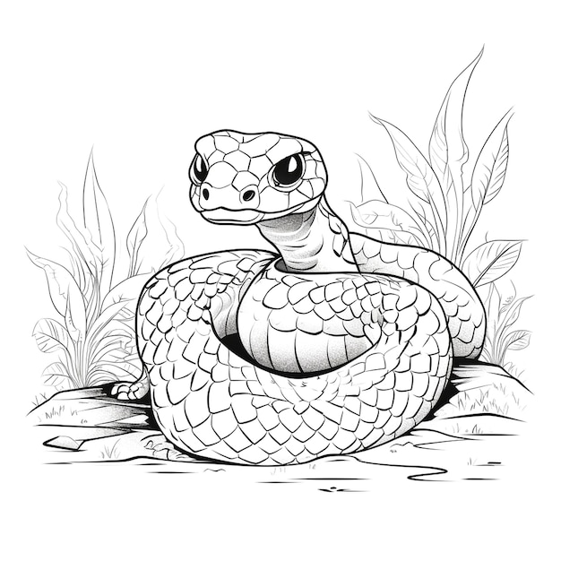 illustration of snake