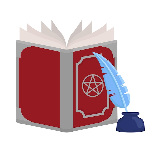 Illustration of spellbook