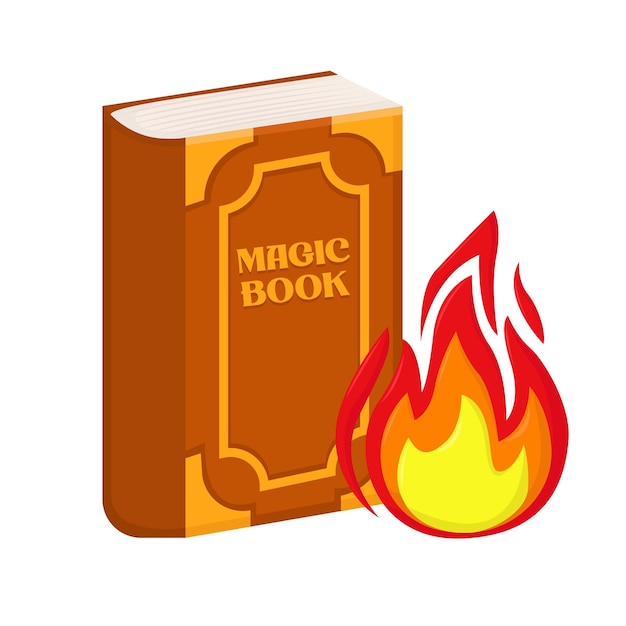 Photo illustration of spellbook