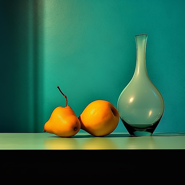 Photo illustration of still life and abstract trio tone cross processing