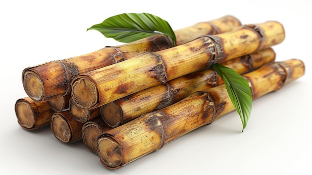 Photo illustration of sugarcane on black icon design