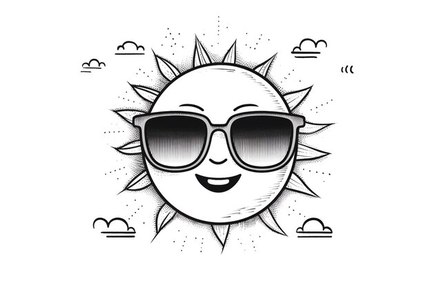 Photo illustration of sunglasses