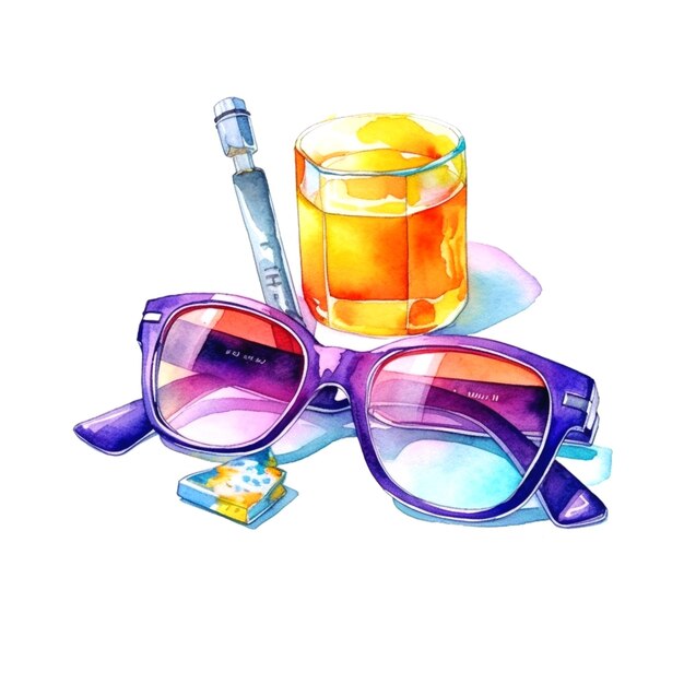 Photo illustration of sunglasses