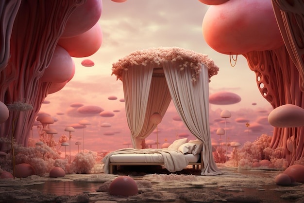 Photo illustration of surreal dreams