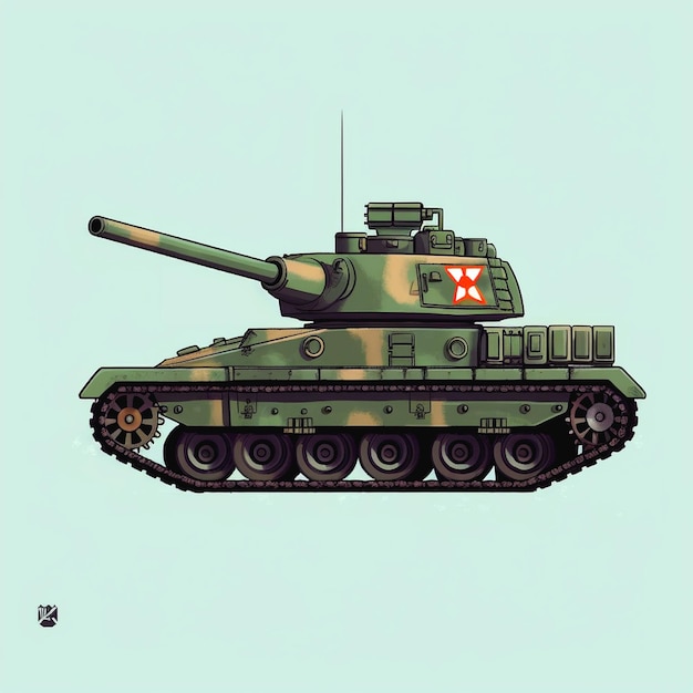 Illustration of tank