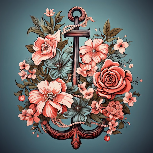 An Illustration tattoo design