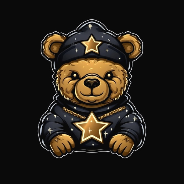 Photo illustration of teddy bear