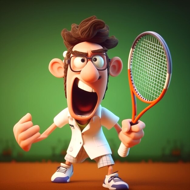 Photo illustration of tennis