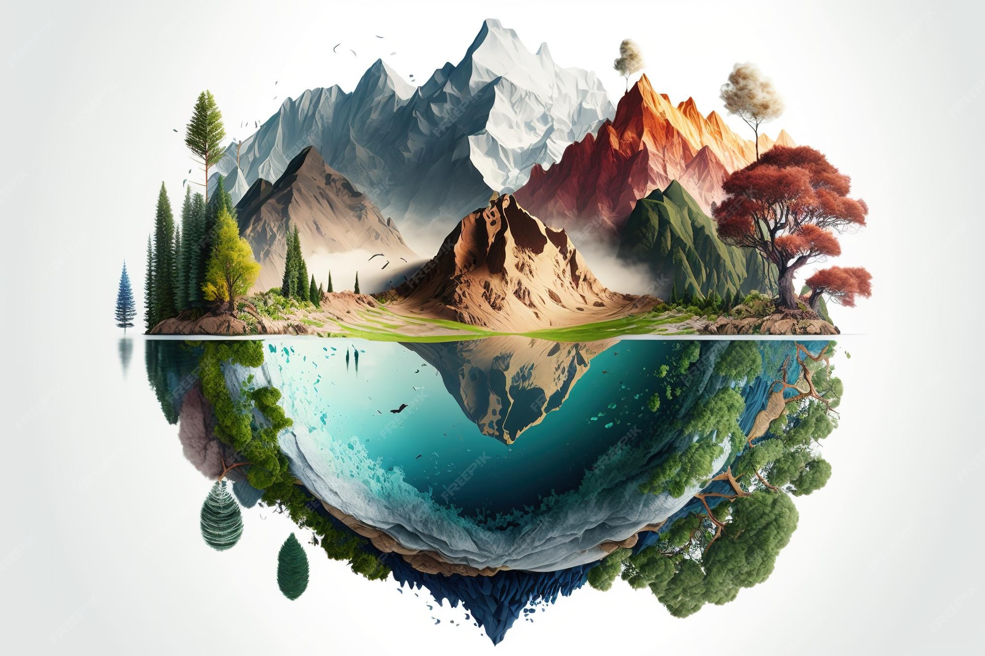Premium Photo | Illustration that shows the beauty of Earth's natural 