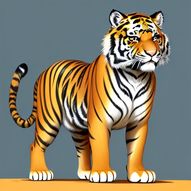 Photo illustration tiger photo