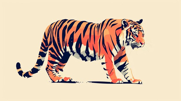 Illustration of a Tiger