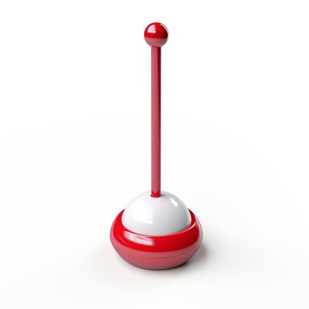 illustration of toilet plunger isolated on a white background